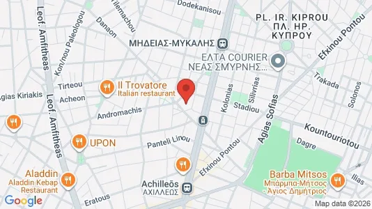 Apartments for rent i Nea Smyrni - kort over placeringen