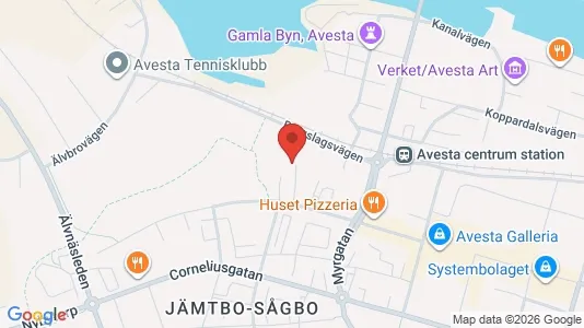 Apartments for rent i Avesta - kort over placeringen