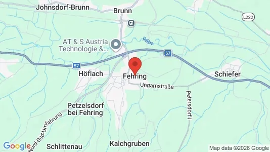 Houses for rent i Fehring - kort over placeringen