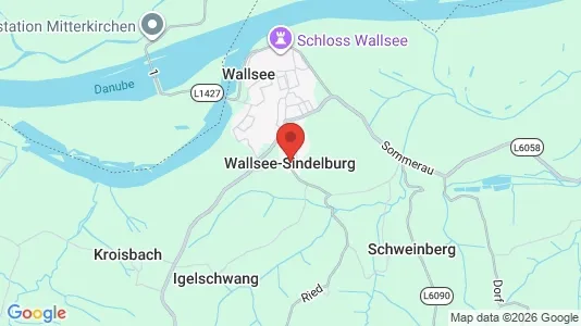 Apartments for rent i Wallsee-Sindelburg - kort over placeringen