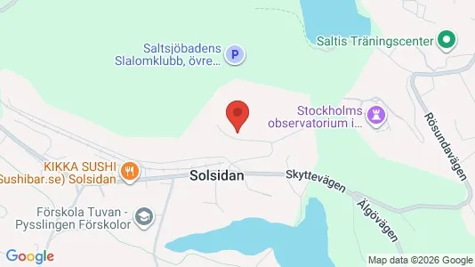Apartments for rent i Nacka - kort over placeringen