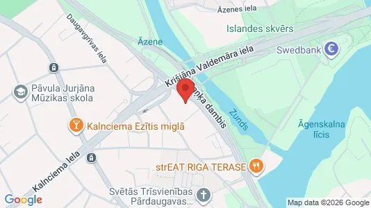 Apartments for rent i Riga Āgenskalns - kort over placeringen