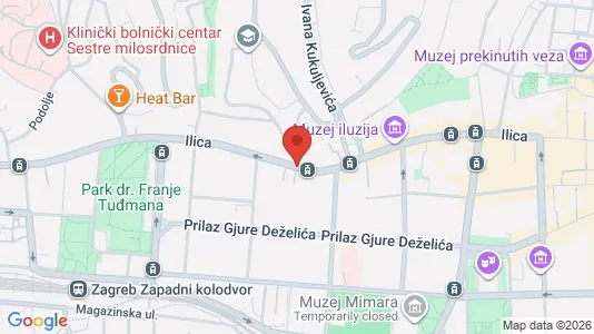 Apartments for rent i Sljeme (Medvednica-Tomislavac) - kort over placeringen