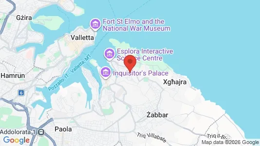 Apartments for rent i Il-Kalkara - kort over placeringen
