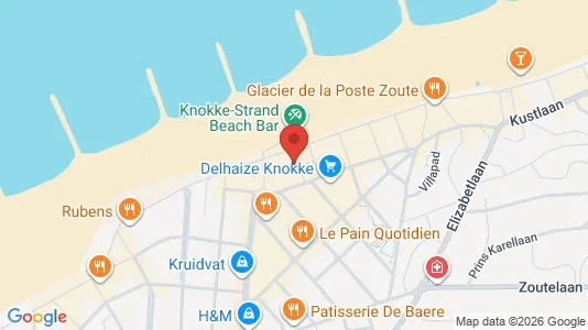 Apartments for rent i Knokke-Heist - kort over placeringen