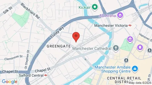 Apartments for rent i Salford - Lancashire - kort over placeringen