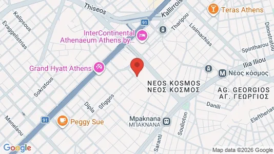 Apartments for rent i Athens Akropoli - kort over placeringen