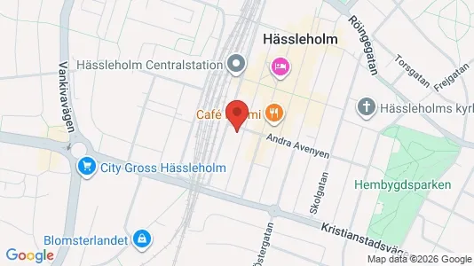 Apartments for rent i Hässleholm - kort over placeringen