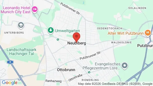 Houses for rent i Neubiberg - kort over placeringen