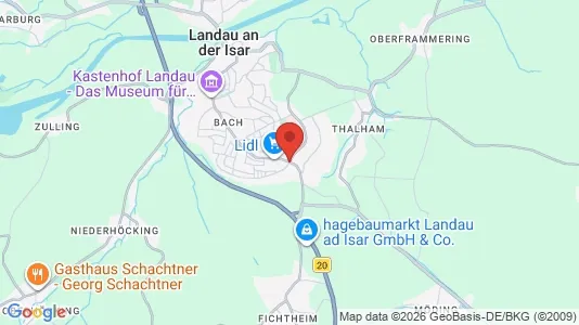 Apartments for rent i Dingolfing-Landau - kort over placeringen