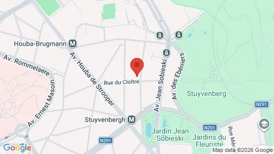 Apartments for rent i Stad Brussel - kort over placeringen