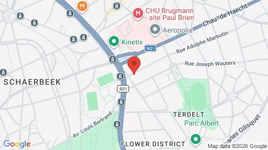 Apartments for rent i Brussels Schaarbeek - kort over placeringen