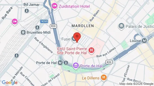 Apartments for rent i Stad Brussel - kort over placeringen