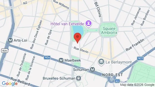 Apartments for rent i Stad Brussel - kort over placeringen