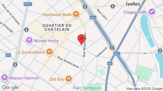 Apartments for rent i Brussels Elsene - kort over placeringen