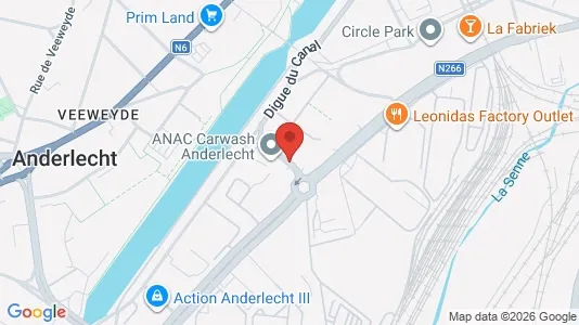 Apartments for rent i Brussels Anderlecht - kort over placeringen