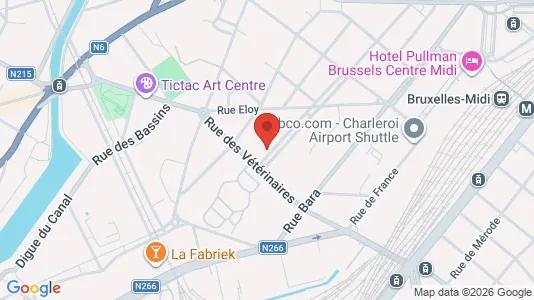 Apartments for rent i Brussels Anderlecht - kort over placeringen