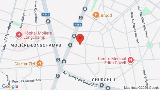 Apartments for rent i Brussels Elsene - kort over placeringen