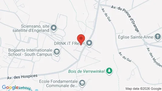 Apartments for rent i Brussels Ukkel - kort over placeringen