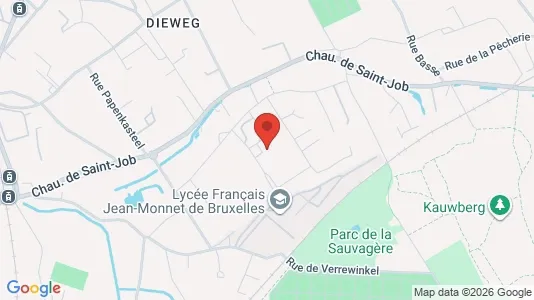 Apartments for rent i Brussels Ukkel - kort over placeringen