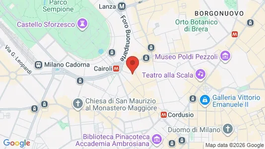 Apartments for rent i Milano Zona 1 - Centro storico - kort over placeringen