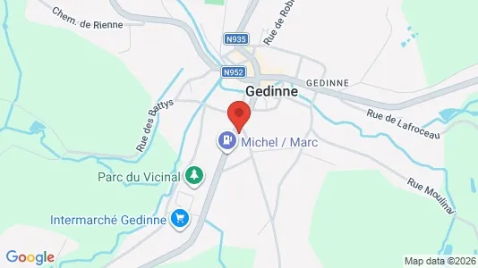 Apartments for rent in Gedinne - Photo from Google Street View