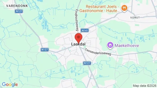 Houses for rent i Laakdal - kort over placeringen