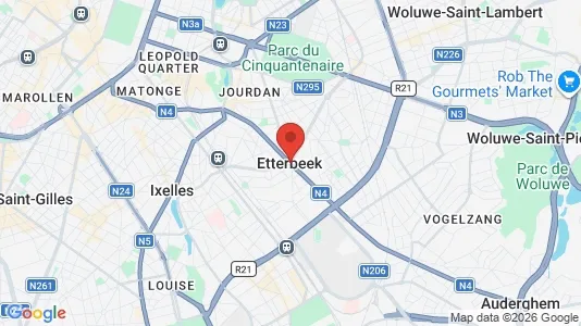 Apartments for rent in Brussels Etterbeek - Photo from Google Street View