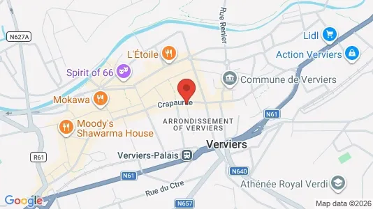 Apartments for rent in Verviers - Photo from Google Street View