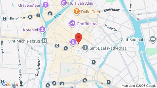 Apartments for rent i Stad Gent - kort over placeringen