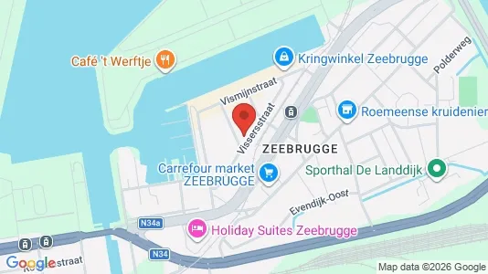 Apartments for rent i Brugge - kort over placeringen