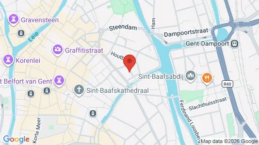 Apartments for rent i Stad Gent - kort over placeringen