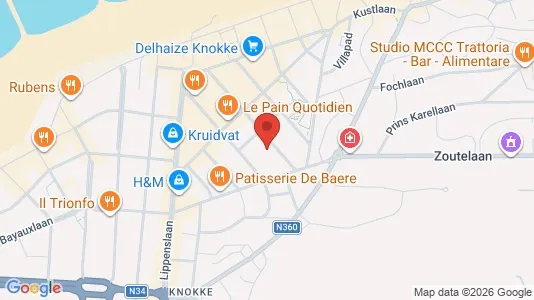 Apartments for rent i Knokke-Heist - kort over placeringen