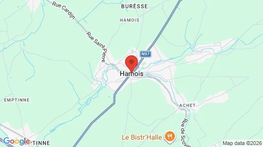 Houses for rent i Hamois - kort over placeringen