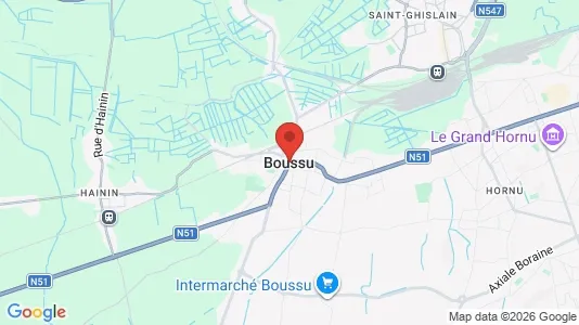 Apartments for rent in Boussu - Photo from Google Street View
