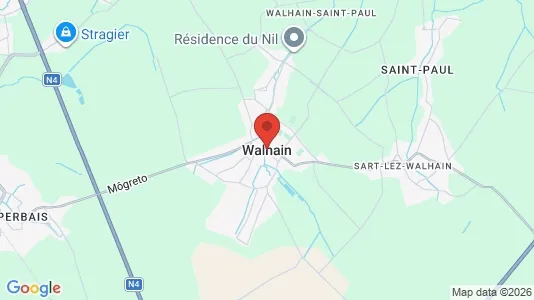 Houses for rent i Walhain - kort over placeringen