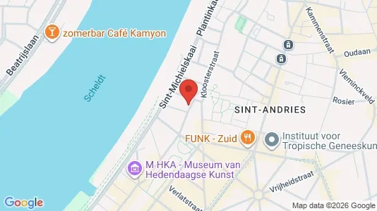 Apartments for rent i Stad Antwerp - kort over placeringen