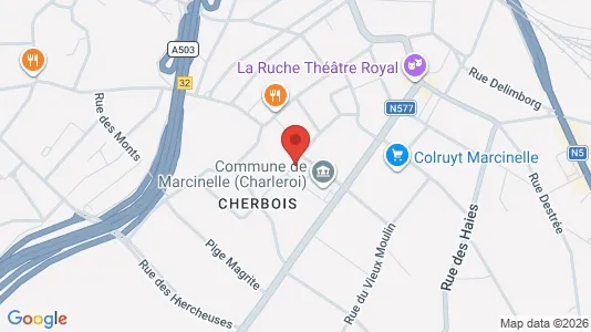 Apartments for rent i Charleroi - kort over placeringen
