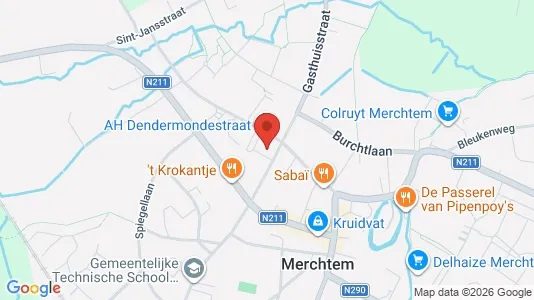 Apartments for rent i Merchtem - kort over placeringen