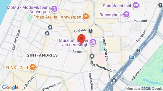 Apartments for rent i Stad Antwerp - kort over placeringen