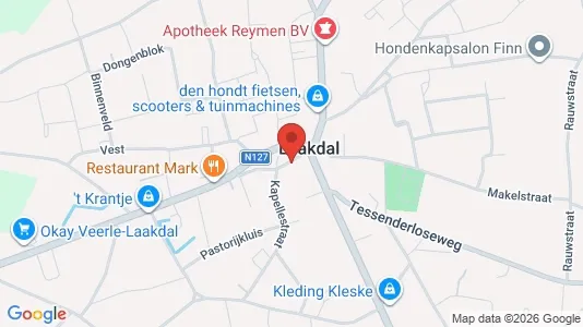 Apartments for rent i Laakdal - kort over placeringen