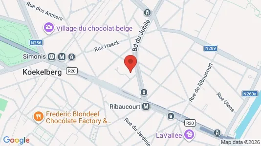 Apartments for rent i Brussels Sint-Jans-Molenbeek - kort over placeringen