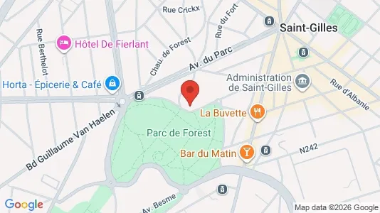 Apartments for rent i Brussels Vorst - kort over placeringen
