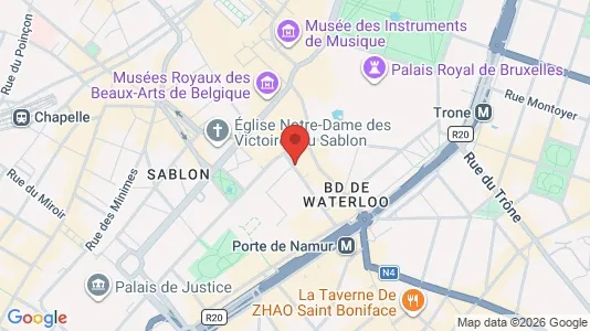 Apartments for rent i Stad Brussel - kort over placeringen