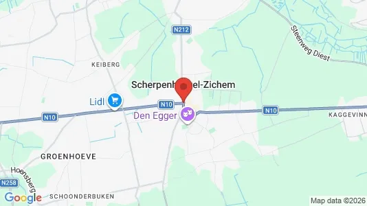 Houses for rent i Scherpenheuvel-Zichem - kort over placeringen