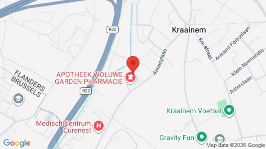Apartments for rent i Kraainem - kort over placeringen
