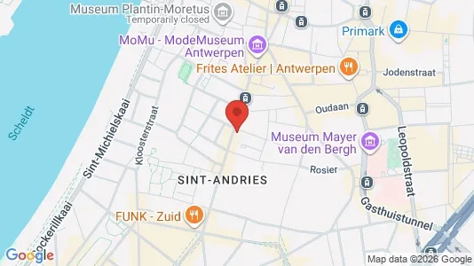 Apartments for rent i Stad Antwerp - kort over placeringen