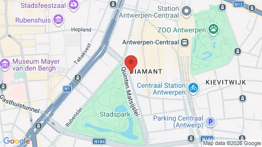 Apartments for rent i Stad Antwerp - kort over placeringen