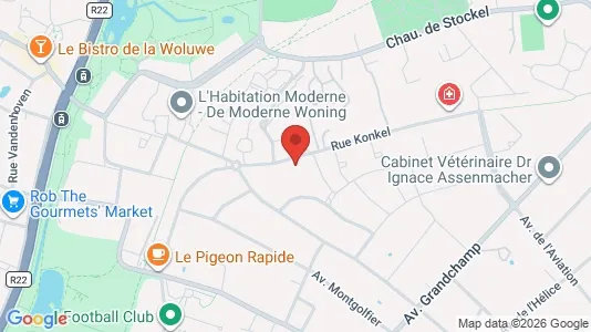 Apartments for rent i Brussels Sint-Pieters-Woluwe - kort over placeringen