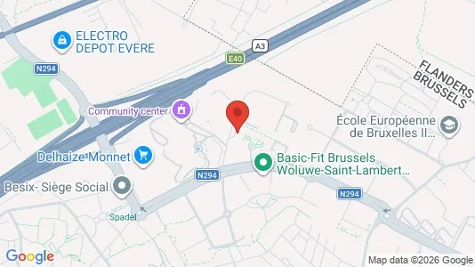 Apartments for rent i Brussels Sint-Lambrechts-Woluwe - kort over placeringen
